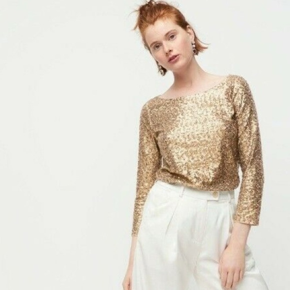 J.Crew Sequin Top 🔥Closet Closing 07/30 Sale🔥